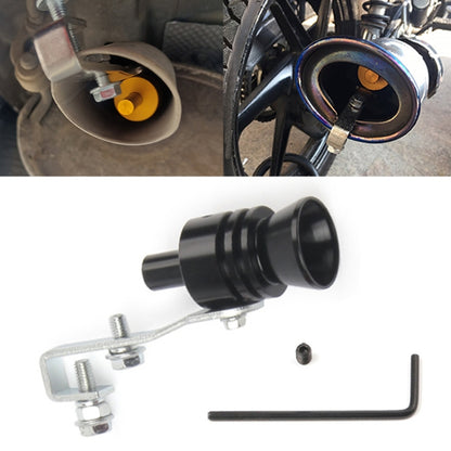Universal Aluminum Turbo Sound Exhaust Muffler Pipe Whistle Car / Motorcycle Simulator Whistler, Size: L, Outside Diameter: 30mm, Size: L (Silver), Size: L (Black), Size: L (Gold), Size: L (Blue), Size: L (Red)