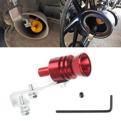 Universal Aluminum Turbo Sound Exhaust Muffler Pipe Whistle Car / Motorcycle Simulator Whistler, Size: L, Outside Diameter: 30mm, Size: L (Silver), Size: L (Black), Size: L (Gold), Size: L (Blue), Size: L (Red)