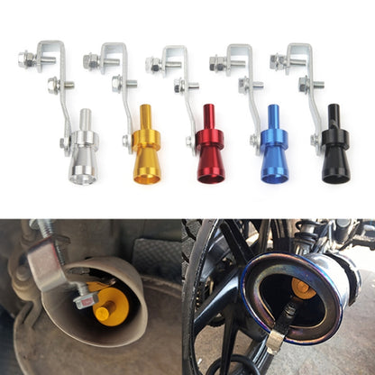 Universal Aluminum Turbo Sound Exhaust Muffler Pipe Whistle Car / Motorcycle Simulator Whistler, Size: S, Outside Diameter: 20mm, Size: S (Blue), Size: S (Red), Size: S (Silver), Size: S (Black), Size: S (Gold)