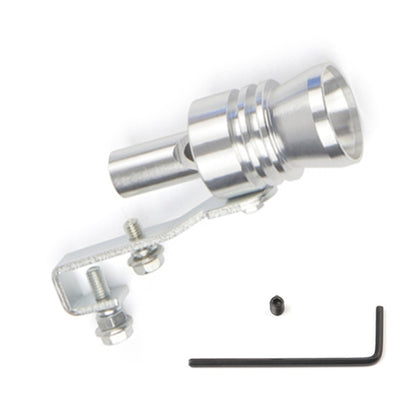 Universal Aluminum Turbo Sound Exhaust Muffler Pipe Whistle Car / Motorcycle Simulator Whistler, Size: XL, Outside Diameter: 35mm, Size: XL (Silver), Size: XL (Black), Size: XL (Gold), Size: XL (Blue), Size: XL (Red)