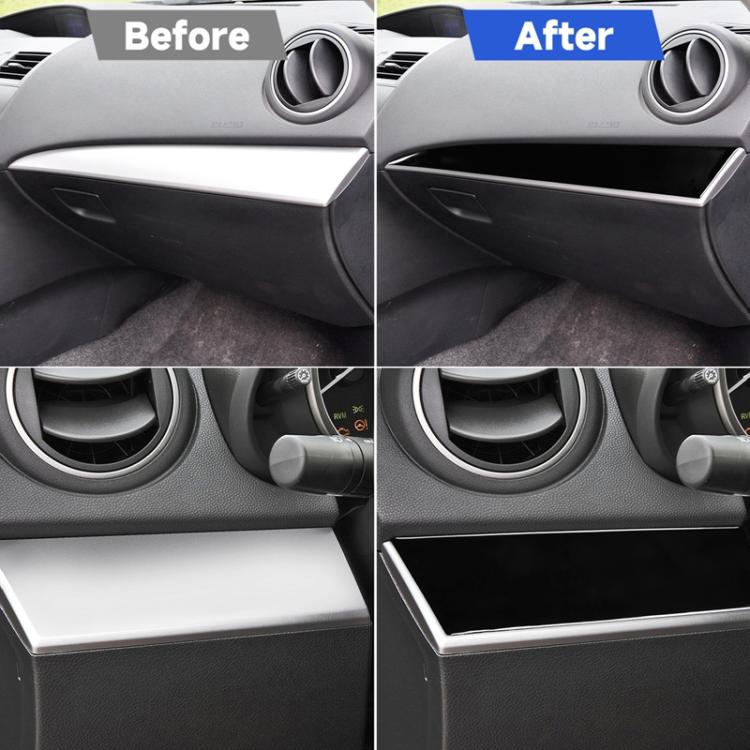 For Mazda 3 Axela 2010-2013 2 in 1 Car Both sides of Instrument Set Decorative Sticker, Left Drive, 2 in 1 Both sides of Instrument Set, Left Drive