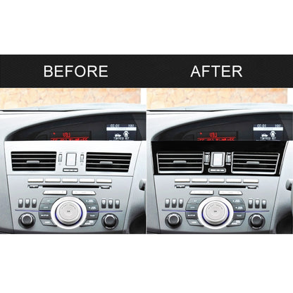 For Mazda 3 Axela 2010-2013 2 in 1 Car Central Vent Set A Decorative Sticker, Right Drive, Central Vent Set A, Right Drive