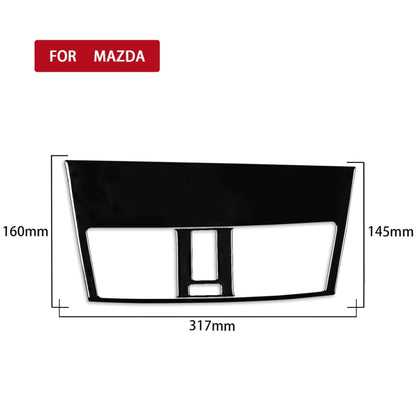 For Mazda 3 Axela 2010-2013 2 in 1 Car Central Vent Set B Decorative Sticker, Left Drive, Central Vent Set B, Left Drive