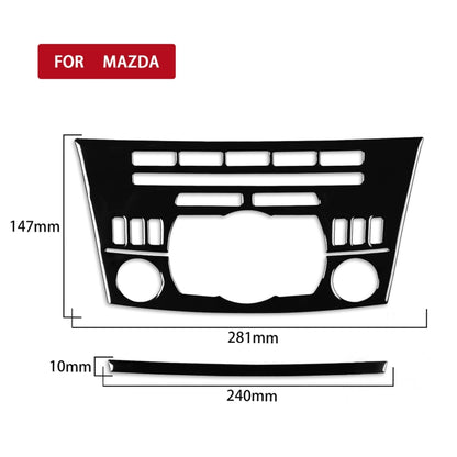 For Mazda 3 Axela 2010-2013 Car Radio Panel Decorative Sticker, Left and Right Drive Universal, Radio Panel