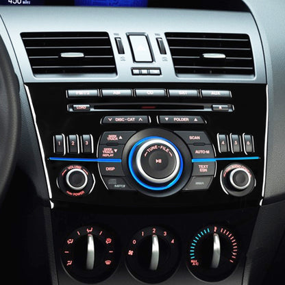 For Mazda 3 Axela 2010-2013 Car Radio Panel Decorative Sticker, Left and Right Drive Universal, Radio Panel
