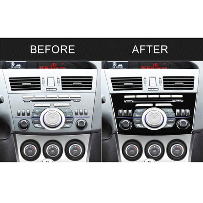 For Mazda 3 Axela 2010-2013 Car Radio Panel Decorative Sticker, Left and Right Drive Universal, Radio Panel