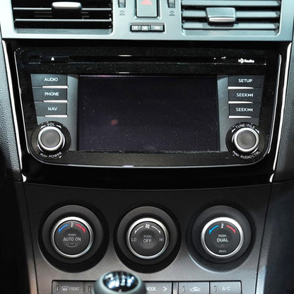 For Mazda 3 Axela 2010-2013 Car Navigation Outside Frame Decorative Sticker, Left and Right Drive Universal, Navigation Outside Frame