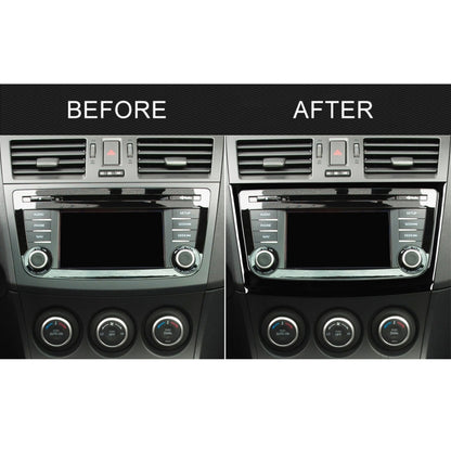 For Mazda 3 Axela 2010-2013 Car Navigation Outside Frame Decorative Sticker, Left and Right Drive Universal, Navigation Outside Frame