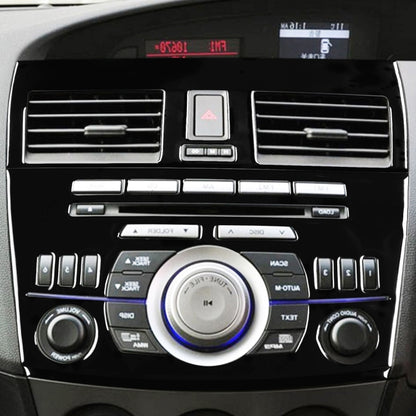 For Mazda 3 Axela 2010-2013 4 in 1 Car Central Control Radio Set B Decorative Sticker, Right Drive, Central Control Radio Set B, Right Drive