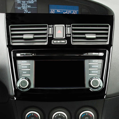 For Mazda 3 Axela 2010-2013 5 in 1 Car Central Control Navigation Set A Decorative Sticker, Left Drive, Central Control Navigation Set A, Left Drive
