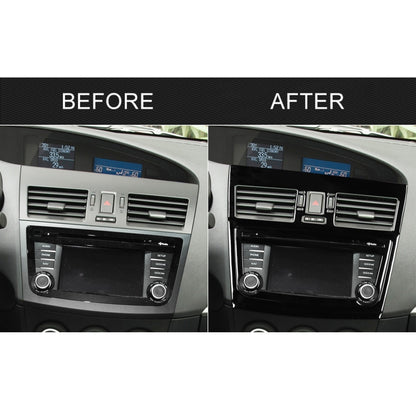For Mazda 3 Axela 2010-2013 5 in 1 Car Central Control Navigation Set A Decorative Sticker, Left Drive, Central Control Navigation Set A, Left Drive