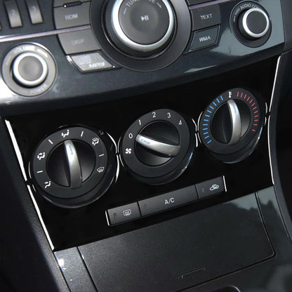 For Mazda 3 Axela 2010-2013 Car AC Button B Decorative Sticker, Left and Right Drive Universal, AC Button B