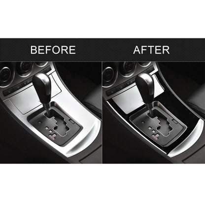 For Mazda 3 Axela 2010-2013 Car Gear Frame Decorative Sticker, Left Drive, Gear Frame, Left Drive