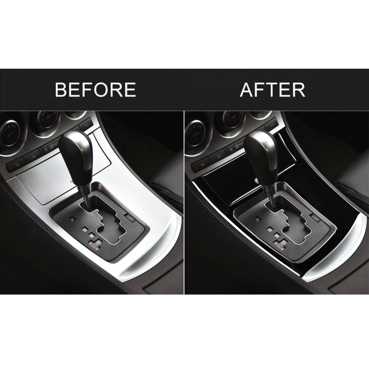 For Mazda 3 Axela 2010-2013 2 in 1 Car Gear Frame Set A Decorative Sticker, Left Drive, Gear Frame Set A, Left Drive