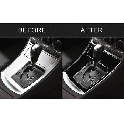 For Mazda 3 Axela 2010-2013 2 in 1 Car Gear Frame Set A Decorative Sticker, Right Drive, Gear Frame Set A, Right Drive