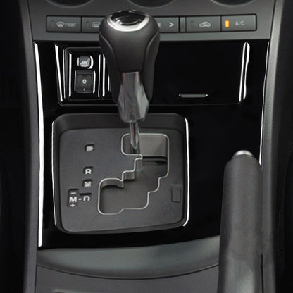 For Mazda 3 Axela 2010-2013 5 in 1 Car Gear Frame Set B Decorative Sticker, Left Drive, Gear Frame Set B, Left Drive
