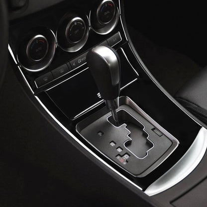 For Mazda 3 Axela 2010-2013 4 in 1 Car AC Gear Frame Set A Decorative Sticker, Left Drive, AC Gear Frame Set A, Left Drive