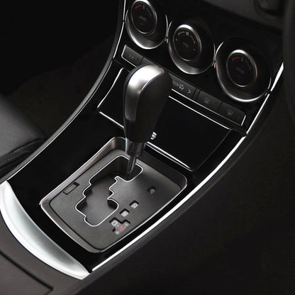 For Mazda 3 Axela 2010-2013 4 in 1 Car AC Gear Frame Set A Decorative Sticker, Right Drive, AC Gear Frame Set A, Right Drive