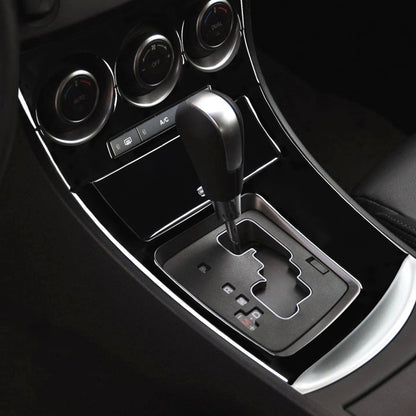 For Mazda 3 Axela 2010-2013 4 in 1 Car AC Gear Frame Set B Decorative Sticker, Left Drive, AC Gear Frame Set B, Left Drive