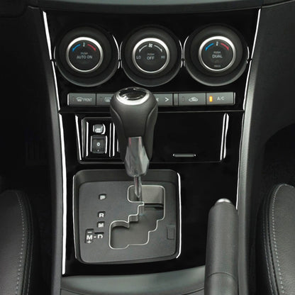 For Mazda 3 Axela 2010-2013 7 in 1 Car AC Gear Frame Set C Decorative Sticker, Left Drive, AC Gear Frame Set C, Left Drive