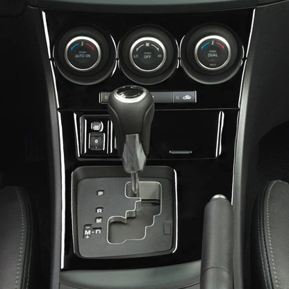 For Mazda 3 Axela 2010-2013 7 in 1 Car AC Gear Frame Set D Decorative Sticker, Left Drive, AC Gear Frame Set D, Left Drive