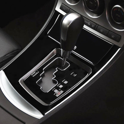 For Mazda 3 Axela 2010-2013 4 in 1 Car Gear Panel Set A Decorative Sticker, Right Drive, Gear Panel Set A, Right Drive