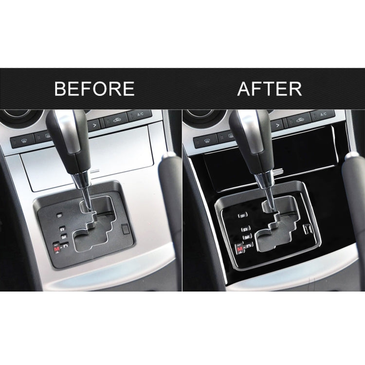For Mazda 3 Axela 2010-2013 4 in 1 Car Gear Panel Set A Decorative Sticker, Right Drive, Gear Panel Set A, Right Drive