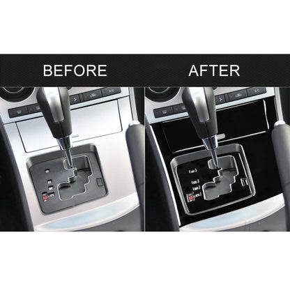 For Mazda 3 Axela 2010-2013 4 in 1 Car Gear Panel Set A Decorative Sticker, Right Drive, Gear Panel Set A, Right Drive
