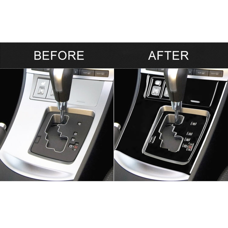 For Mazda 3 Axela 2010-2013 7 in 1 Car Gear Panel Set B Decorative Sticker, Right Drive, Gear Panel Set B, Right Drive