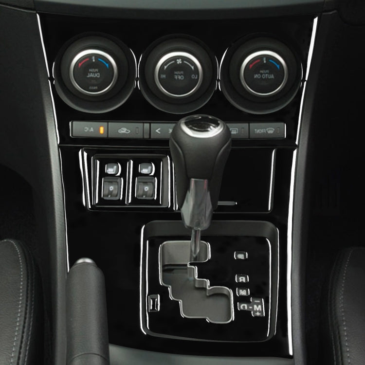 For Mazda 3 Axela 2010-2013 9 in 1 Car AC Gear Panel Set C Decorative Sticker, Right Drive, AC Gear Panel Set C, Right Drive