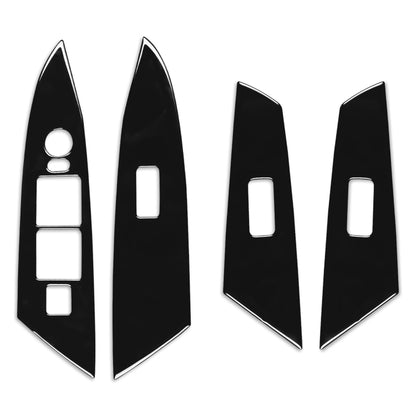For Mazda 3 Axela 2010-2013 4 in 1 Car Window Lift Panel Decorative Sticker, Left Drive, Window Lift, Left Drive
