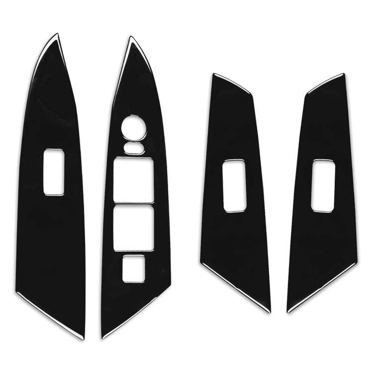 For Mazda 3 Axela 2010-2013 4 in 1 Car Window Lift Panel Decorative Sticker, Right Drive, Window Lift, Right Drive