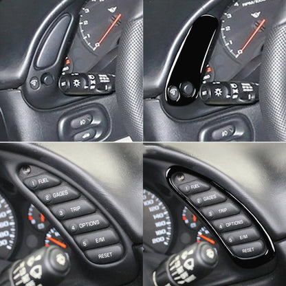 For Chevrolet Corvette C5 1998-2004 Car Speedometer Sides B Decorative Sticker, Left Drive, Speedometer Sides B