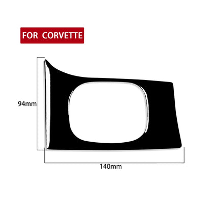 For Chevrolet Corvette C5 1998-2004 Car Headlight Switch Panel Decorative Sticker, Left Drive, Headlight Switch Panel