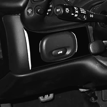 For Chevrolet Corvette C5 1998-2004 Car Headlight Switch Panel Decorative Sticker, Left Drive, Headlight Switch Panel