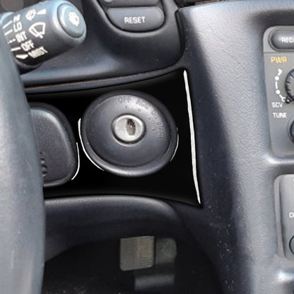 For Chevrolet Corvette C5 1998-2004 Car Key Panel Decorative Sticker, Left Drive, Key Panel
