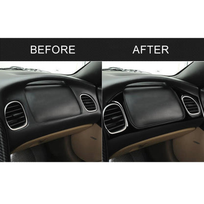 For Chevrolet Corvette C5 1998-2004 Car Copilot Air Outlet Decorative Sticker, Left Drive, Copilot Air Outlet De