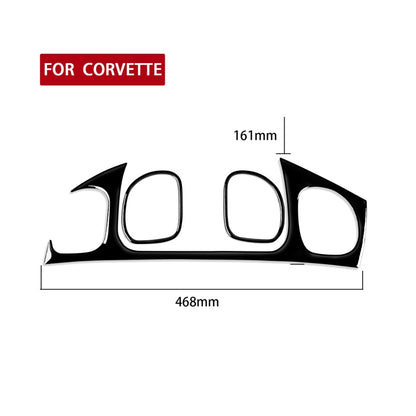For Chevrolet Corvette C5 1998-2004 Car Copilot Air Outlet Set Decorative Sticker, Left Drive, Copilot Air Outlet Set