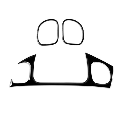 For Chevrolet Corvette C5 1998-2004 Car Copilot Air Outlet Set Decorative Sticker, Left Drive, Copilot Air Outlet Set