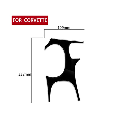 For Chevrolet Corvette C5 1998-2004 Car Gear Panel Decorative Sticker, Left Drive, Gear Panel