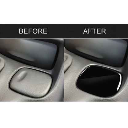 For Chevrolet Corvette C5 1998-2004 Car Water Cup Holder Cover Decorative Sticker, Left Drive, Water Cup Holder Cover