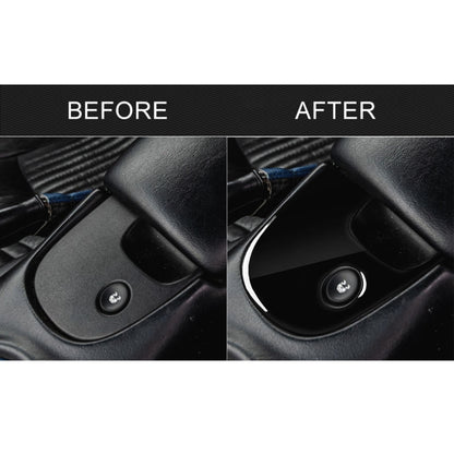 For Chevrolet Corvette C5 1998-1999 Car Lower Console A Decorative Sticker, Left Drive, Lower Console A
