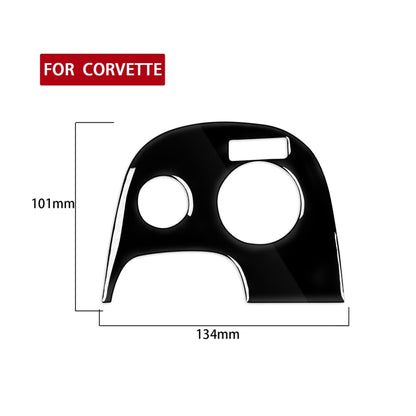 For Chevrolet Corvette C5 1998-1999 Car Lower Console A with Traction Control Decorative Sticker, Left Drive, Lower Console A with Traction Control