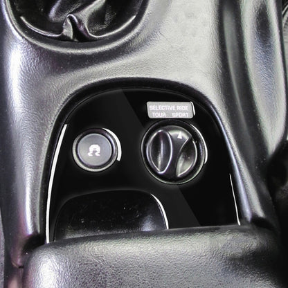For Chevrolet Corvette C5 1998-1999 Car Lower Console A with Traction Control Decorative Sticker, Left Drive, Lower Console A with Traction Control