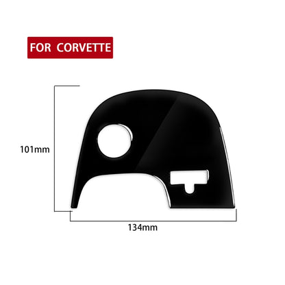 For Chevrolet Corvette C5 2000-2004 Car Lower Console B Decorative Sticker, Left Drive, Lower Console B