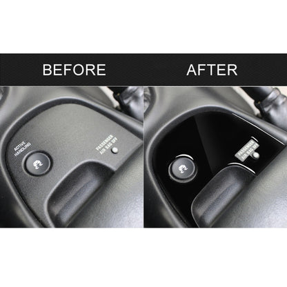 For Chevrolet Corvette C5 2000-2004 Car Lower Console B Decorative Sticker, Left Drive, Lower Console B