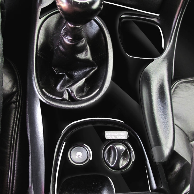 For Chevrolet Corvette C5 1998-2004 3 in 1 Car Gear Panel B Decorative Sticker, Left Drive, Gear Panel B