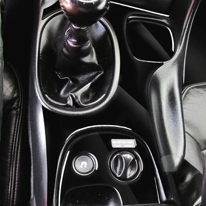 For Chevrolet Corvette C5 1998-2004 3 in 1 Car Gear Panel B Decorative Sticker, Left Drive, Gear Panel B
