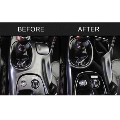 For Chevrolet Corvette C5 1998-2004 3 in 1 Car Gear Panel B Decorative Sticker, Left Drive, Gear Panel B
