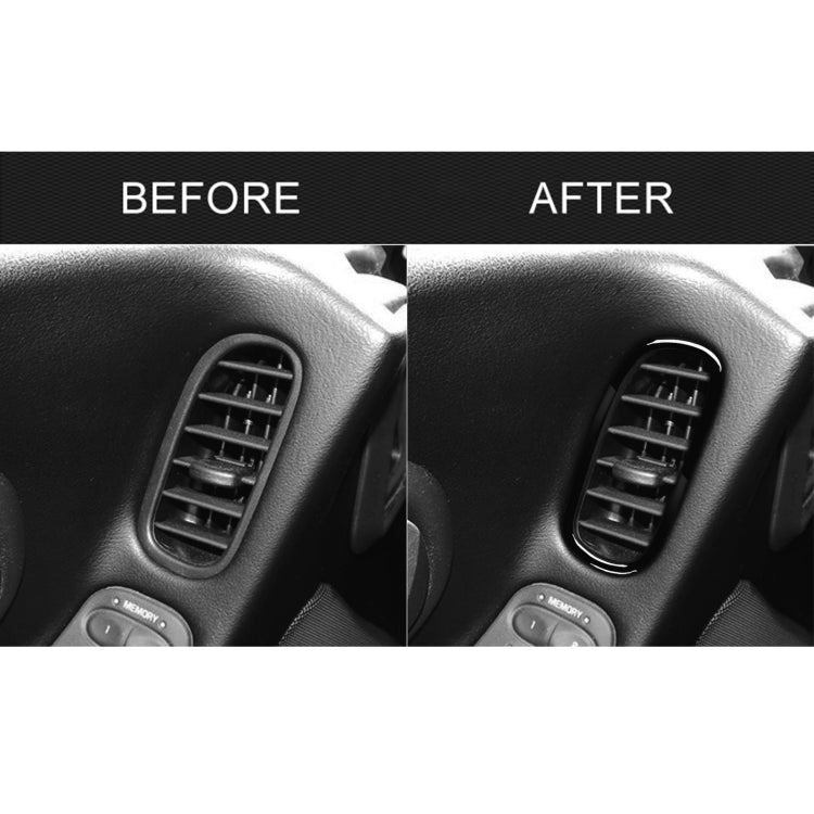 For Chevrolet Corvette C5 1998-2004 Car Driver Side Door Air Outlet Ring Decorative Sticker, Left Drive, Driver Side Door Air Outlet Ring